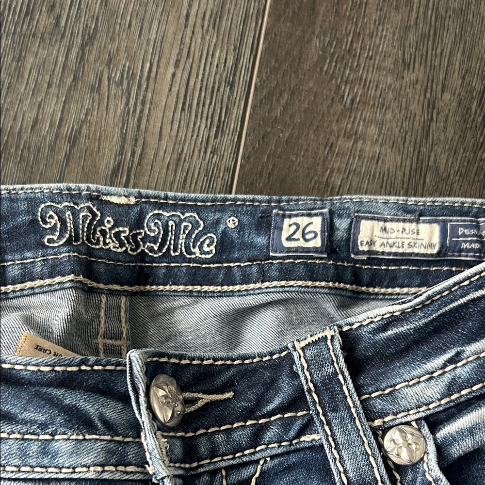 Miss Me mid rise ankle skinny jeans - Picture 2 of 6